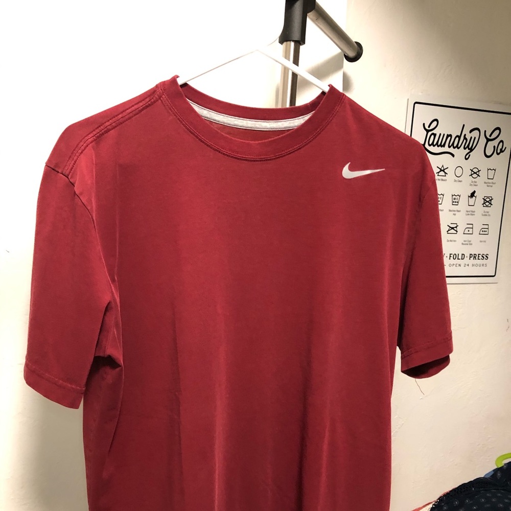 Red Nike DriFit Tee